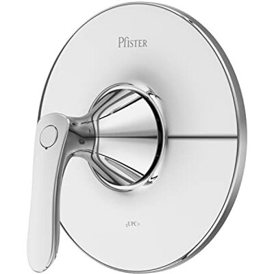 PFISTER Weller Tub & Shower Only Trim ventiel, ventiel niet inbegrepen, 1 handvat, gepolijst chroom-afwerking, R891WRC PFISTER Weller Tub & Shower Only Trim ventiel, ventiel niet inbegrepen, 1 handvat, gepolijst chroom-afwerking, R891WRC