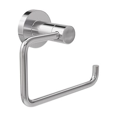 Amig Toiletrolhouder model Gorliz-4 Toiletrolhouder inclusief schroeven 125 x 63 x 97 mm Roestvrij staal Zilver Chroomafwerking Amig Toiletrolhouder model Gorliz-4 Toiletrolhouder inclusief schroeven 125 x 63 x 97 mm Roestvrij staal Zilver Chroomafwerking