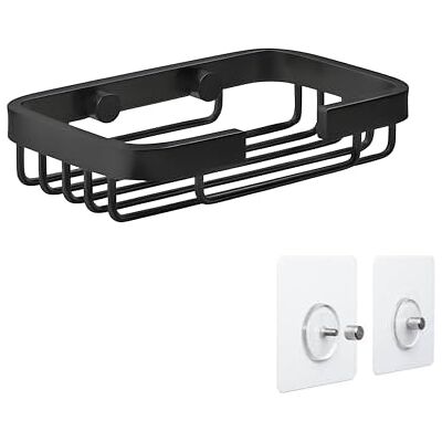Tatay Doucherek Zonder Boren Rechthoekig Inclusief Bevestigingssysteem (Quick Fix) Draagkracht tot 5 kg 100% Roestvrij Aluminium Douchemand voor Opbergruimte 9 x 3,2 x 14 cm Zwart Tatay Doucherek Zonder Boren Rechthoekig Inclusief Bevestigingssysteem (Quick Fix) Draagkracht tot 5 kg 100% Roestvrij Aluminium Douchemand voor Opbergruimte 9 x 3,2 x 14 cm Zwart