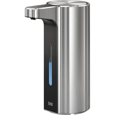 EKO Zeepdispenser, acrylonitril-butadieenstyreen (ABS), roestvrij staal, 13 oz (premium draadloos opladen) EKO Zeepdispenser, acrylonitril-butadieenstyreen (ABS), roestvrij staal, 13 oz (premium draadloos opladen)