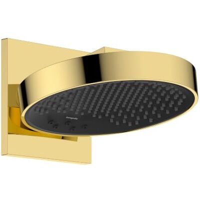 Hansgrohe Rainfinity Hoofddouche max. 8 l/min (EcoSmart) met douchearm, Douchekop (250 mm), Regendouche met 3 jets voor wandmontage, anti-kalk functie, polished gold optic, 26233990 Hansgrohe Rainfinity Hoofddouche max. 8 l/min (EcoSmart) met douchearm, Douchekop (250 mm), Regendouche met 3 jets voor wandmontage, anti-kalk functie, polished gold optic, 26233990