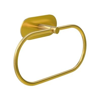 Amig Zelfklevende handdoekhouder voor de badkamer, model Ea-2 Wandgemonteerde handdoekhouder, schroefloos zelfklevend 205 x 125 mm Roestvrij staal Matgoud Amig Zelfklevende handdoekhouder voor de badkamer, model Ea-2 Wandgemonteerde handdoekhouder, schroefloos zelfklevend 205 x 125 mm Roestvrij staal Matgoud