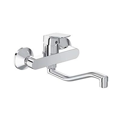 Ideal Standard B5128AA Wandmontage keukenmengkraan - Draaiende uitloop Ideal Standard B5128AA Wandmontage keukenmengkraan - Draaiende uitloop