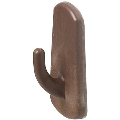 Amig Pak van 20 multifunctionele zelfklevende hangers Gemakkelijk te gebruiken, boren niet nodig Beschadigt de muur niet Voor gladde oppervlakken Duurzaam plastic Bruin 52 x 28 x 21 mm Amig Pak van 20 multifunctionele zelfklevende hangers Gemakkelijk te gebruiken, boren niet nodig Beschadigt de muur niet Voor gladde oppervlakken Duurzaam plastic Bruin 52 x 28 x 21 mm