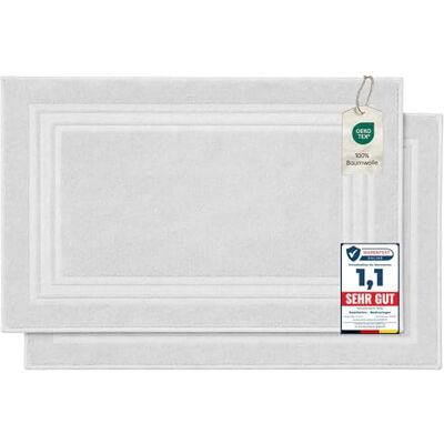 Komfortec Set van 2 badmatten - Zacht, Wasbaar, 600 G/m² Komfortec Set van 2 badmatten - Zacht, Wasbaar, 600 G/m²