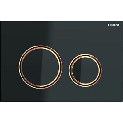 Geberit spoelplaat Mat zwart, Sigma21 zwarte triggerplaat voor dubbel flush rood goud Geberit spoelplaat Mat zwart, Sigma21 zwarte triggerplaat voor dubbel flush rood goud