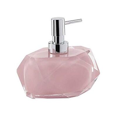 Gedy Chanelle Zeepdispenser, hars, roze, 7,8 x 11,5 x 12,6 Gedy Chanelle Zeepdispenser, hars, roze, 7,8 x 11,5 x 12,6