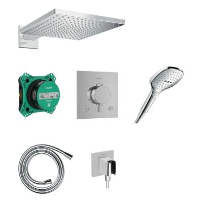 Hansgrohe Raindance E Inbouw Doucheset met Thermostaat, Chroom Hansgrohe Raindance E Inbouw Doucheset met Thermostaat, Chroom