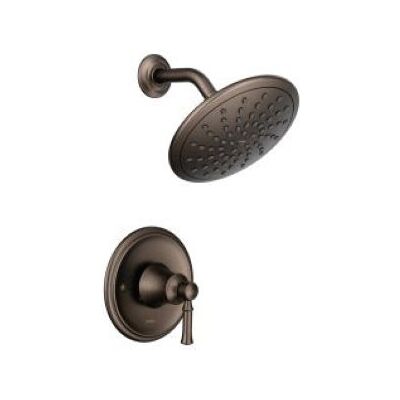Moen Trim Kit T2282EPORB, Dartmoor douchesysteem met regendouche douchekop zonder ventiel, olie gewreven brons Moen Trim Kit T2282EPORB, Dartmoor douchesysteem met regendouche douchekop zonder ventiel, olie gewreven brons