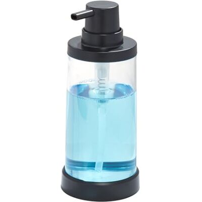 InterDesign iDesign Zeepdispenser Pomp 8,4 cm x 8,4 cm x 7,7, Helder & Zwart InterDesign iDesign Zeepdispenser Pomp 8,4 cm x 8,4 cm x 7,7, Helder & Zwart
