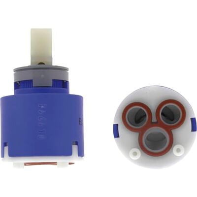 Blanco Patroon ND Ø= 35 mm, HD, KE, blauw, lage druk geschikt voor de meeste armaturen Ø 3,5 cm Blanco Patroon ND Ø= 35 mm, HD, KE, blauw, lage druk geschikt voor de meeste armaturen Ø 3,5 cm