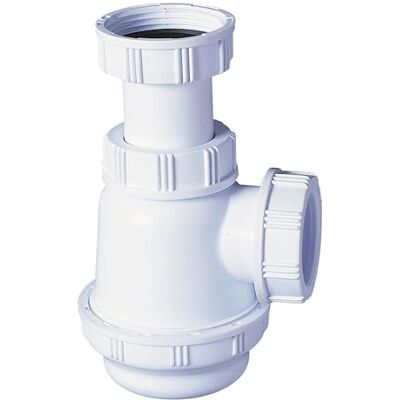 Wirquin SP3178 Sifon voor Basin/Bidet Base Short Waterdicht, geurremmend, eenvoudige installatie, verstelbaar, onderhoudsvriendelijk, oorsprong in Frankrijk, wit Wirquin SP3178 Sifon voor Basin/Bidet Base Short Waterdicht, geurremmend, eenvoudige installatie, verstelbaar, onderhoudsvriendelijk, oorsprong in Frankrijk, wit