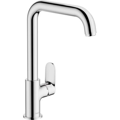 Hansgrohe Vernis Blend M35 Keukenkraan, 1 jet, Keukenmengkraan met uitloop hoogte 255 mm, Spoelbakkraan 360° draaibaar, chroom, 71857000 Hansgrohe Vernis Blend M35 Keukenkraan, 1 jet, Keukenmengkraan met uitloop hoogte 255 mm, Spoelbakkraan 360° draaibaar, chroom, 71857000