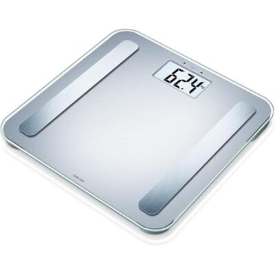 Beurer BF 183 diagnoseweegschaal, nauwkeurige lichaamsanalyse voor maximaal 10 personen, meting van gewicht, lichaamsvet, BMI, spierpercentage en metabolische leeftijd, XL-display, laadbaar tot 180 kg Beurer BF 183 diagnoseweegschaal, nauwkeurige lichaamsanalyse voor maximaal 10 personen, meting van gewicht, lichaamsvet, BMI, spierpercentage en metabolische leeftijd, XL-display, laadbaar tot 180 kg