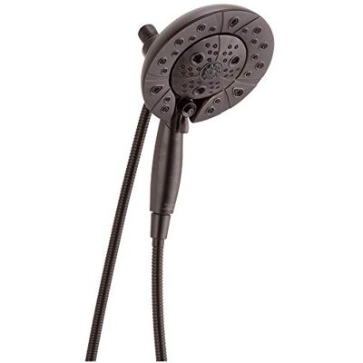 DELTA Faucet 58480-RB25-PK H2Okinetic In2ition 5-Instelling twee-in-één douche-combo, Venetiaans brons DELTA Faucet 58480-RB25-PK H2Okinetic In2ition 5-Instelling twee-in-één douche-combo, Venetiaans brons