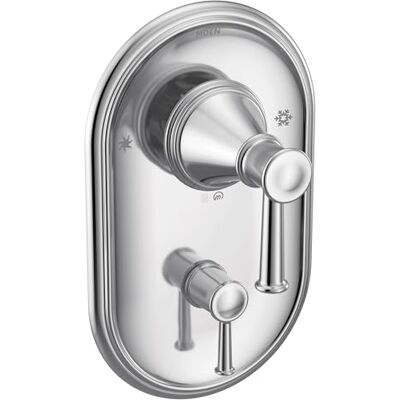 Moen T2310 Belfield Posi-Temp met ingebouwde 3-functie Transfer Trim Kit zonder klep, chroom Moen T2310 Belfield Posi-Temp met ingebouwde 3-functie Transfer Trim Kit zonder klep, chroom