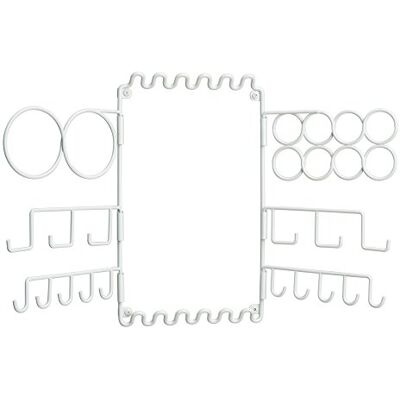 InterDesign iDesign Classico Accessoire-organizer voor wandmontage, wit InterDesign iDesign Classico Accessoire-organizer voor wandmontage, wit
