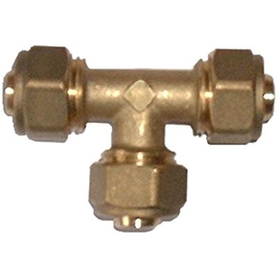 BOUTTE Boutté 3153371 PRT16 TE verbindingsstuk voor VPE-slangen, messing, diameter 16 BOUTTE Boutté 3153371 PRT16 TE verbindingsstuk voor VPE-slangen, messing, diameter 16