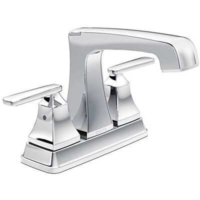 DELTA Kraan Ashlyn Centerset Badkamerkraan Chroom, Badkamer Wastafel Kraan, Diamond Seal Technologie, Metalen Afvoer Vergadering, Chroom 2564-MPU-DST DELTA Kraan Ashlyn Centerset Badkamerkraan Chroom, Badkamer Wastafel Kraan, Diamond Seal Technologie, Metalen Afvoer Vergadering, Chroom 2564-MPU-DST