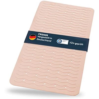 RIDDER Badmat Ca. 38 x 80 cm, Playa, Roze, Allergievriendelijk, Made in Germany, Duurzaam, Recyclebaar, Wasbaar, PVC-vrij RIDDER Badmat Ca. 38 x 80 cm, Playa, Roze, Allergievriendelijk, Made in Germany, Duurzaam, Recyclebaar, Wasbaar, PVC-vrij