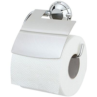 Tiger Toiletrolhouder met deksel, metaal, chroom, 3 x 14,5 x 13,6 cm Tiger Toiletrolhouder met deksel, metaal, chroom, 3 x 14,5 x 13,6 cm
