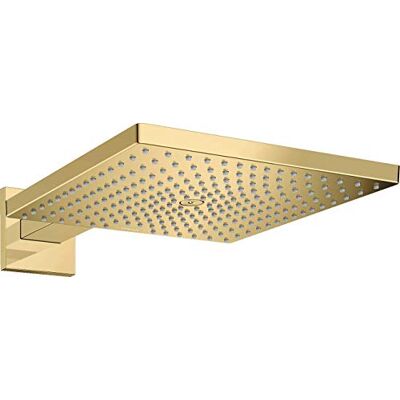 Hansgrohe Raindance E Hoofddouche max. 8 l/min (EcoSmart) met douchearm, Douchekop (300 mm), Regendouche voor wandmontage, met anti-kalk functie, polished gold optic, 26239990 Hansgrohe Raindance E Hoofddouche max. 8 l/min (EcoSmart) met douchearm, Douchekop (300 mm), Regendouche voor wandmontage, met anti-kalk functie, polished gold optic, 26239990