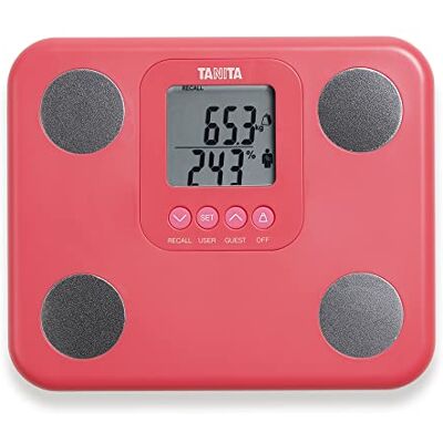 Tanita BC-730 Lichaamsanalyse Weegschaal - 9 Metingen, Compact, Roze Tanita BC-730 Lichaamsanalyse Weegschaal - 9 Metingen, Compact, Roze
