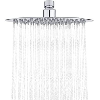 IBERGRIF M20293 - Regendouche 20x20 cm, Vast rond, Chroom - Doucheslang IBERGRIF M20293 - Regendouche 20x20 cm, Vast rond, Chroom - Doucheslang