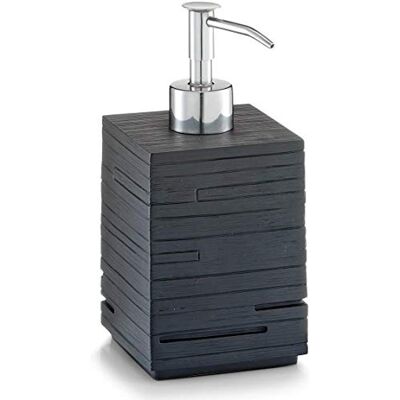 Zeller 18316 zeepdispenser leisteen, polyresin, 8 x 8 x 16 cm, zwart Zeller 18316 zeepdispenser leisteen, polyresin, 8 x 8 x 16 cm, zwart