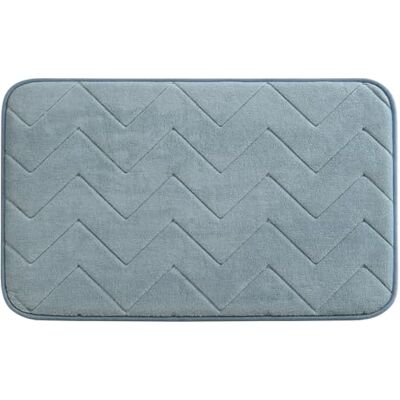 Gedy Badmat, mousse, 80 x 50 cm, blauw Gedy Badmat, mousse, 80 x 50 cm, blauw