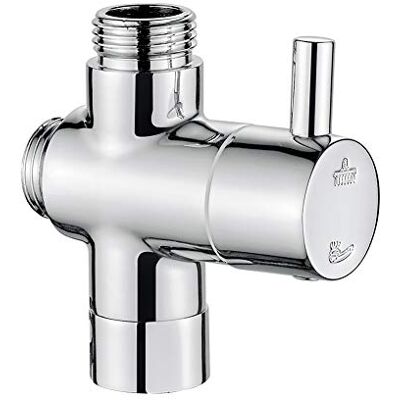 IBERGRIF M92202 - Chroom Messing 3-wegs Doucheventiel G3/4/G1/2 IBERGRIF M92202 - Chroom Messing 3-wegs Doucheventiel G3/4/G1/2