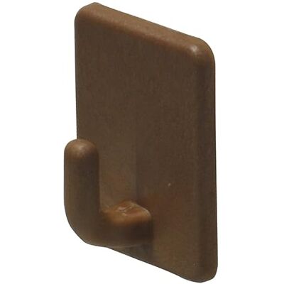 Amig Pak van 20 multifunctionele zelfklevende hangers Gemakkelijk te gebruiken, boren niet nodig Beschadigt de muur niet Voor gladde oppervlakken Duurzaam plastic Bruin 48 x 37 x 21 mm Amig Pak van 20 multifunctionele zelfklevende hangers Gemakkelijk te gebruiken, boren niet nodig Beschadigt de muur niet Voor gladde oppervlakken Duurzaam plastic Bruin 48 x 37 x 21 mm