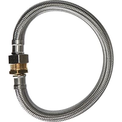 BOUTTE Boutté FM520 slang, voor sanitair, mannelijk, 20 x 27, lengte 500 mm, DN13, zilverkleurig BOUTTE Boutté FM520 slang, voor sanitair, mannelijk, 20 x 27, lengte 500 mm, DN13, zilverkleurig