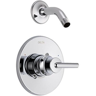 DELTA Faucet Trinsic 14 Series Single-Function Shower Faucet Trim Kit, Chrome T14259-LHD (Shower Head and Valve Sold Separately) DELTA Faucet Trinsic 14 Series Single-Function Shower Faucet Trim Kit, Chrome T14259-LHD (Shower Head and Valve Sold Separately)