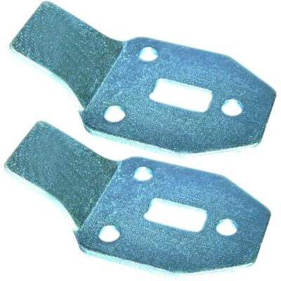 BOUTTE Boutté PFIXL bevestigingslussen voor wastafels, staal, zilverkleurig, 2 stuks BOUTTE Boutté PFIXL bevestigingslussen voor wastafels, staal, zilverkleurig, 2 stuks