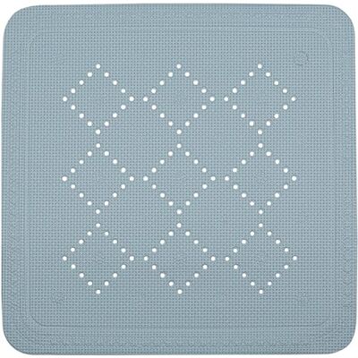 Spirella Douchemat van PVC-schuim Model Alaska Antislip Badmat met Zuignappen + Anti-schimmel Afvoergaten 55 x 55 cm Badkameraccessoires Lichtgrijs Spirella Douchemat van PVC-schuim Model Alaska Antislip Badmat met Zuignappen + Anti-schimmel Afvoergaten 55 x 55 cm Badkameraccessoires Lichtgrijs