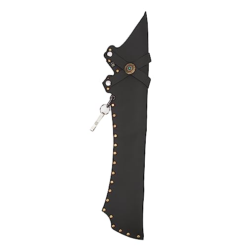 Odorkle Boogschieten Quiver, Lederen Boogschieten Rugzak Tas Houder Boogschieten Quiver Houder voor Veldoefeningen (BLACK)