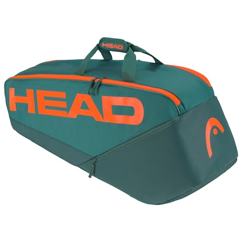 HEAD Pro Racquet Bag tennistas, cyaan/oranje, M