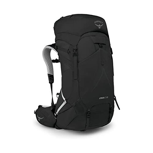 Osprey Atmos AG LT 65 Heren Backpacken Rugzak Zwart S/M, Zwart, S-M, Casual