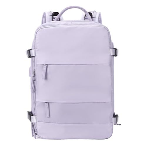 DAGLLGEW Reisrugzak Wandelen Rugzak School Rugzak Carry on Rugzak Grote Capaciteit Bergbeklimmen Tas Waterdichte Rugzak, Violet