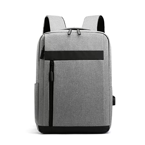 YYUFTTG Herenrugzak Waterdichte Heren Rugzak Usb-poort Mannelijke Rugzak Canvas Rugzak voor Mannen Casual Heren Cool Rugzakken Schoolrugzakken Rugzak (Color : Grey)