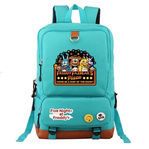 Mifeiwukawa Unisex Fnaf Rugzak Schooltassen 17 inch Laptop Rugzak School Rugzak Reistas Laptop Rugzak, Type4, 44*19*14CM