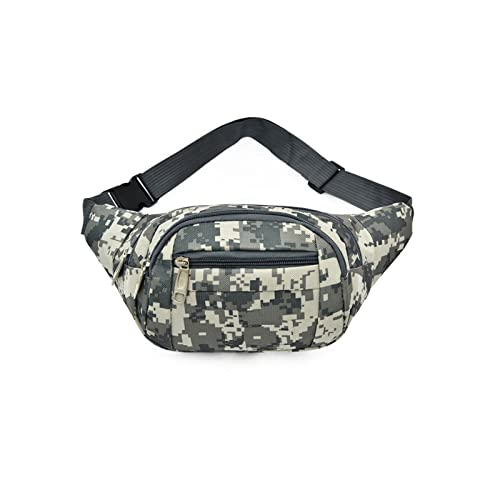 SSWERWEQ heuptasje Grote capaciteit Fanny Pack Outdoor Bag Camping Mountaineering Fanny Pack Large Fanny Pack Camouflage Fanny Pack (Color : Gray)