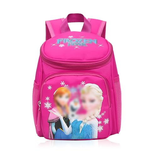 Newtic Frozen Rugzak Anna en Elsa Rugzak Elsa Rugzak Kleuterschool Kleuterschool Rugzak Meisjes Voor Meisjes Met Elsa En Anna Bijpassende Meisjes Frozen Voor Meisjes Roze, roze, S