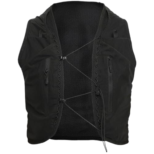 Jorzer Hydratatievest 12 zakken hardloopvest hydratatievest grote capaciteit hydratatiepakket polyester multifunctionele hydratatierugzak hardloopvest voor fietsen wandelen, XL