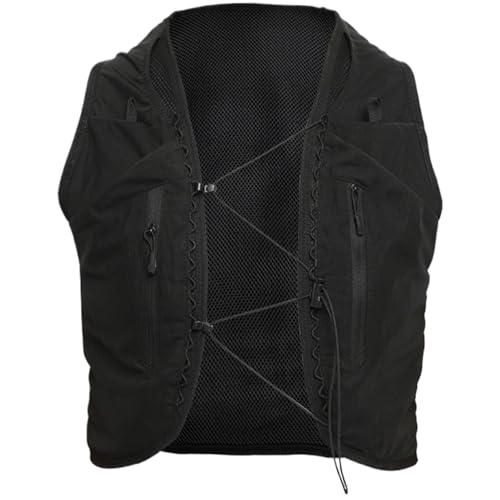 Jorzer Hydratatievest 12 zakken hardloopvest hydratatievest grote capaciteit hydratatiepakket polyester multifunctionele hydratatievest hardloopvest voor fietsen en wandelen, M