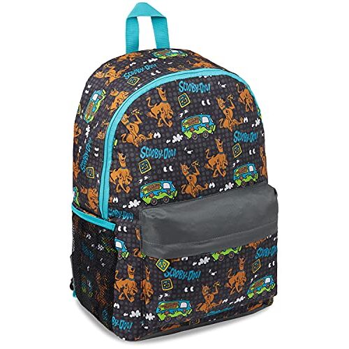 Scooby Doo Schooltas, schooltassen voor kinderen, jongens rugzak voor school, sport, reizen één maat, Zwart