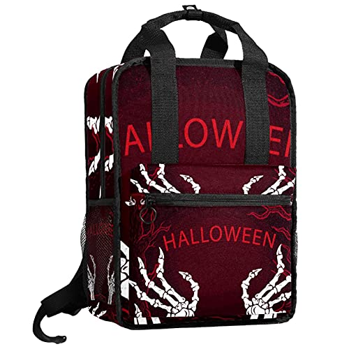 LUPIN Rugzakken Halloween Met Bones-01 Rugzak reizen middelbare school middelbare school