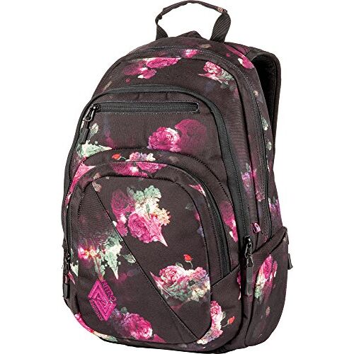 Nitro Stash rugzak, schoolrugzak, schooltas, dagrugzak, Black Rose, 49 x 32 x 22 cm, 29 l,