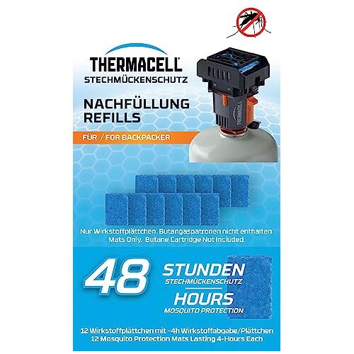 Thermacell Navulverpakking backpacker, 48 uur per verpakking, verpakking van 48 uur